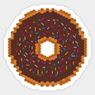 Chocolate Donut Sticker